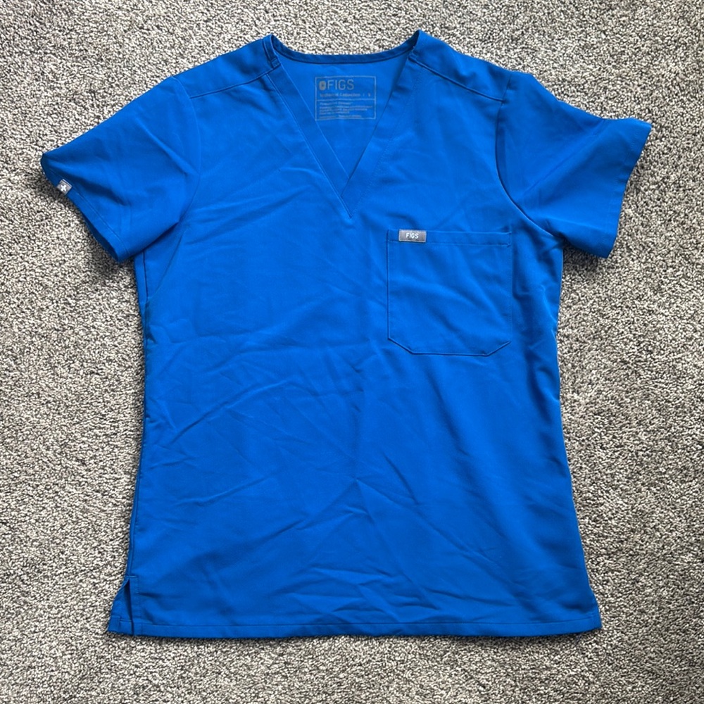Figs Blue Scrub Set